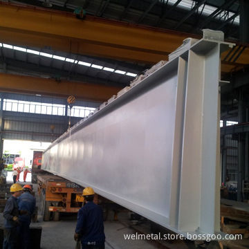 Galvanized prefabricated steel structure bridge girder and bracing